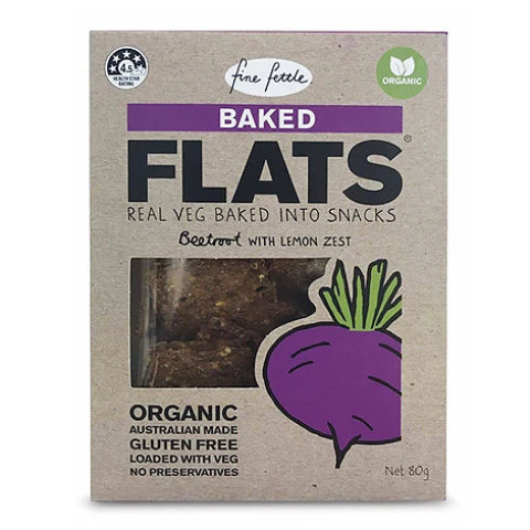 Fine Fettle Organic Beetroot Baked Flats