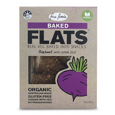 Fine Fettle Organic Beetroot Baked Flats