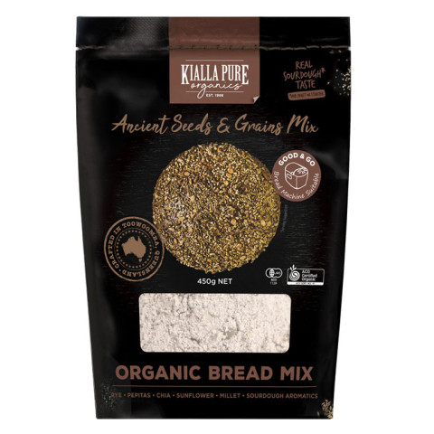 Kialla Organic Bread Mix Ancient Seeds and Grains Sourdough