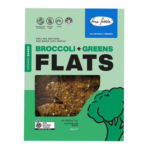 Fine Fettle Organic Broccoli Baked Flats