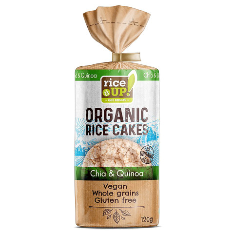 Rice Up Organic Brown Rice Cakes Chia and Quinoa