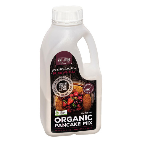 Kialla Organic Buckwheat Pancake Mix (Bottle)