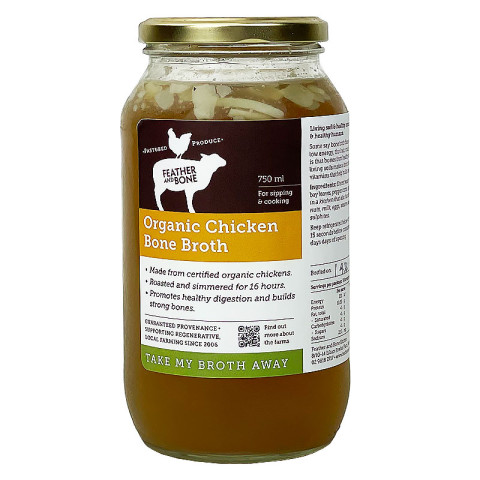 Feather and Bone Organic Chicken Bone Broth