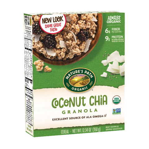 Nature's Path Organic Coconut Chia Granola