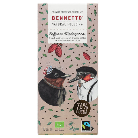 Bennetto Organic Dark Chocolate Coffee in Madagascar