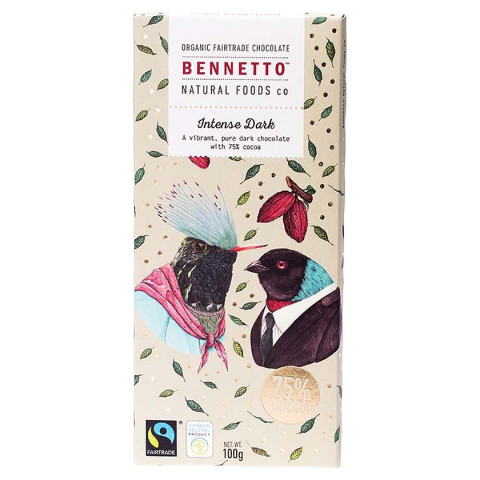 Bennetto Organic Dark Chocolate Intense Dark