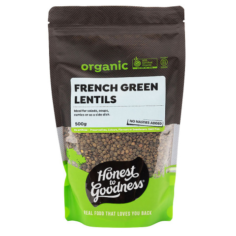 Honest to Goodness Organic French Style Green Lentils