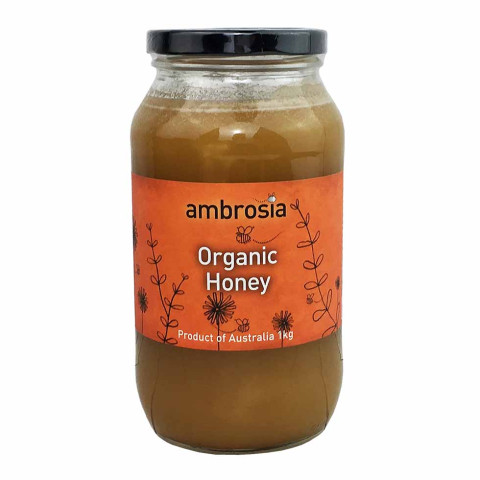 Ambrosia Apiaries Organic Honey  - Clearance (plastic seal broken / damaged label) - Clearance
