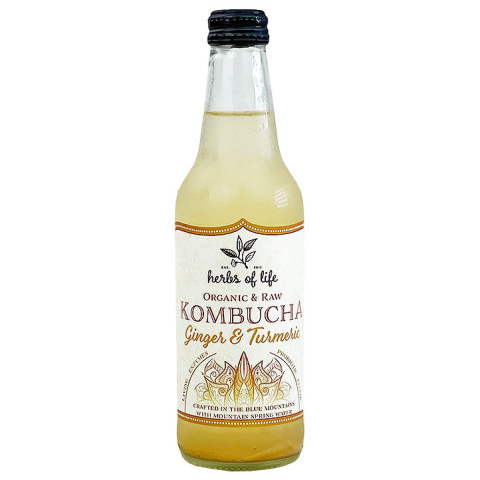 Herbs of Life Organic Kombucha Ginger and Turmeric