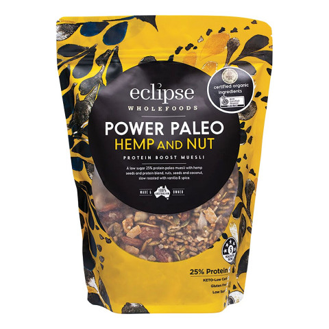 Eclipse Organics  Organic Paleo Muesli Hemp and Nut