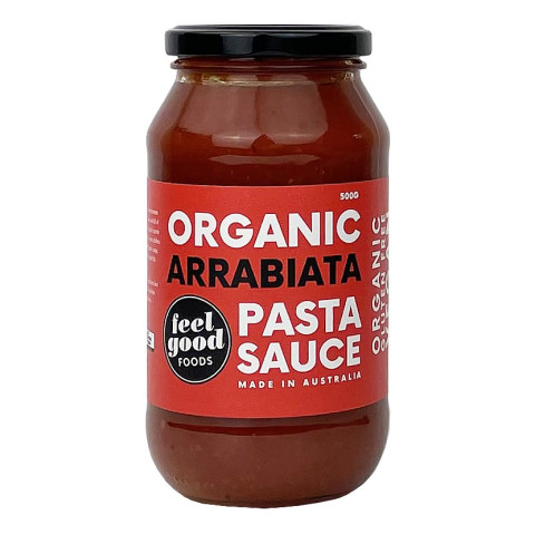 Feel Good Foods Organic Pasta Sauce Arrabiata