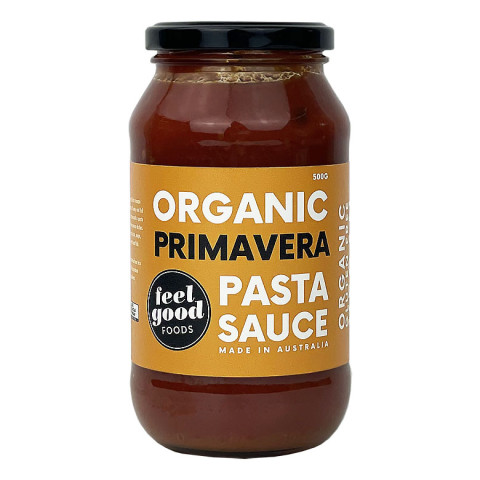 Feel Good Foods Organic Pasta Sauce Primavera