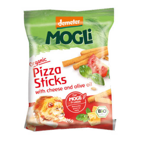Mogli Organic Pizza Sticks with Cheese and Olive Oil
