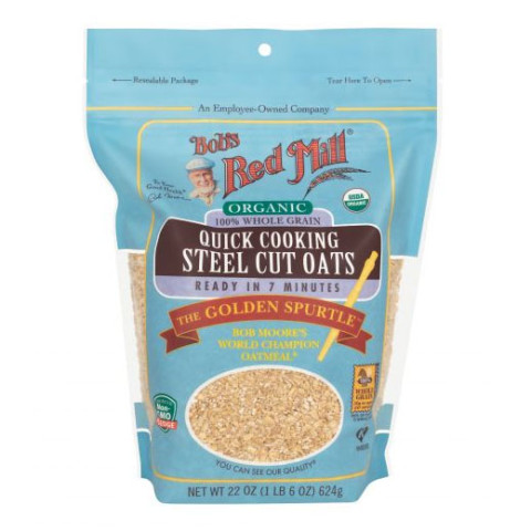 Bob’s Red Mill Organic Quick Cooking Steel Cut Oats