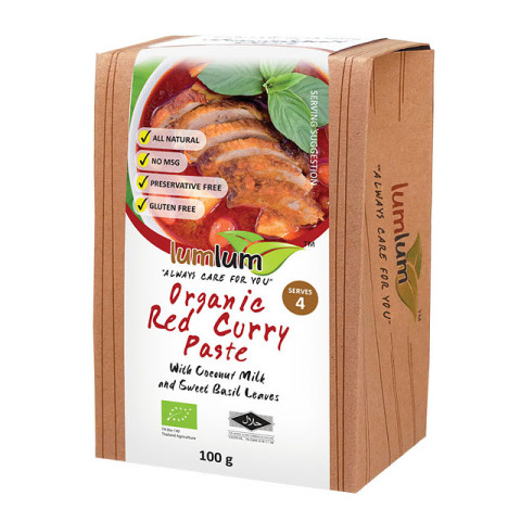 Lum Lum Organic Red Curry Paste