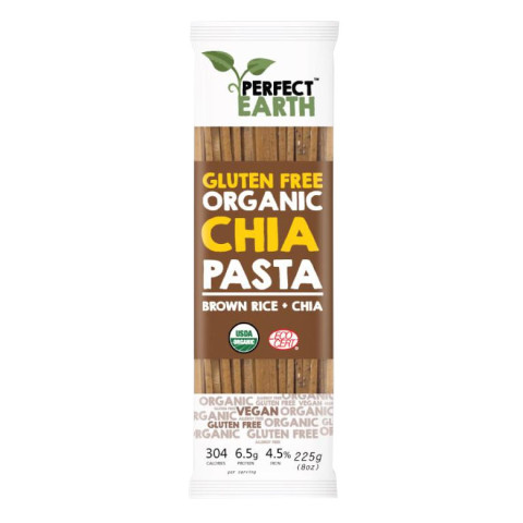 Perfect Earth Organic Rice and Chia Pasta Brown