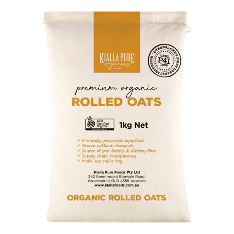 Kialla  Organic Rolled Oats (calico)