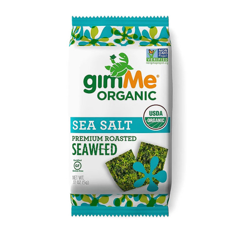 Gimme Organic Sea Salt Roasted Seaweed Snacks