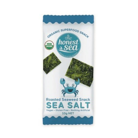 Honest Sea Organic Seaweed Snacks Sea Salt