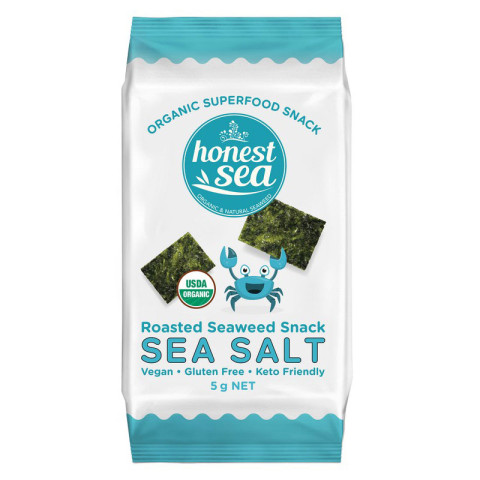 Honest Sea Organic Seaweed Snacks Sea Salt