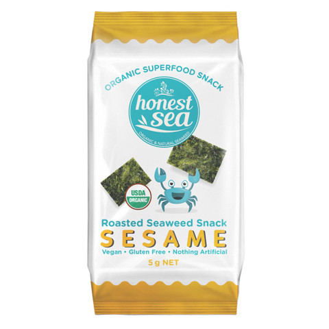 Honest Sea Organic Seaweed Snacks Sesame
