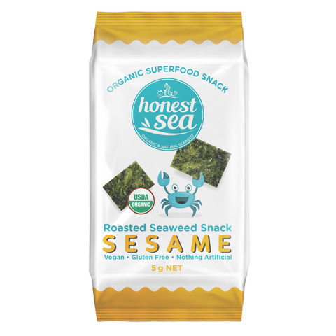 Honest Sea Organic Seaweed Snacks Sesame