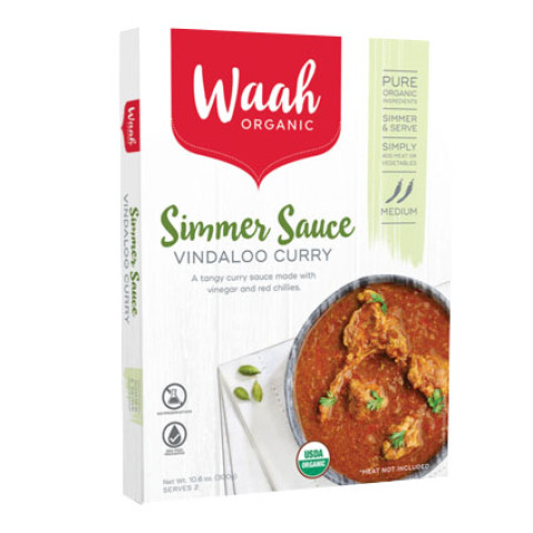 Waah Organic Simmer Sauce Vindaloo Curry - Clearance