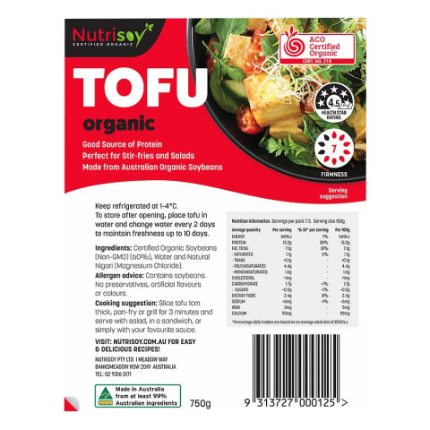 Nutrisoy Organic Tofu