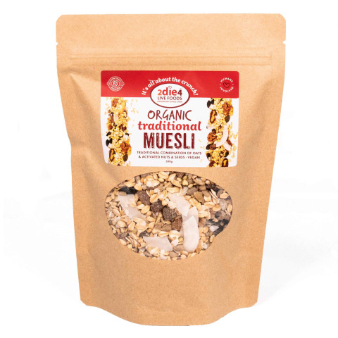 2Die4 Live Foods Organic Traditional Muesli