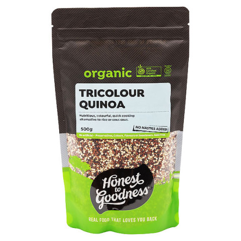 Honest to Goodness Organic Tricolour Quinoa