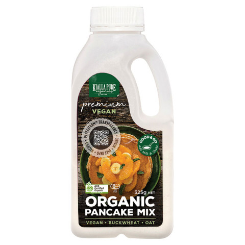 Kialla  Organic Vegan Pancake Mix Vanilla