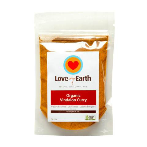 Love My Earth Organic Vindaloo - Hot - Clearance