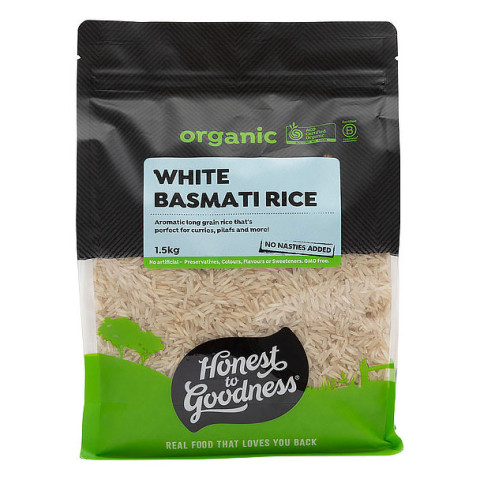 Honest to Goodness Organic White Basmati Rice