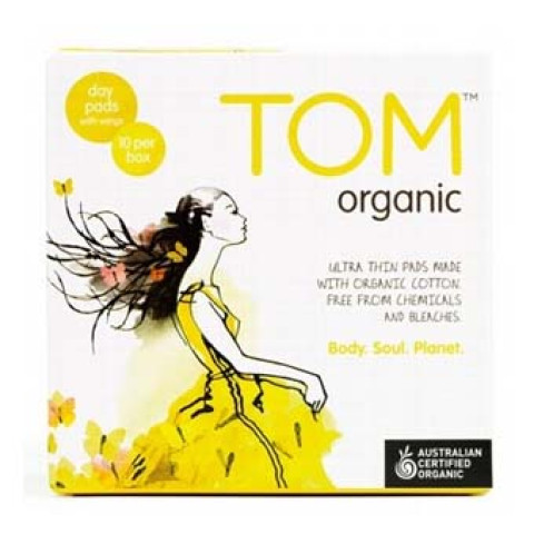 Tom Organic Pads Wings Regular -  Ultra Thi