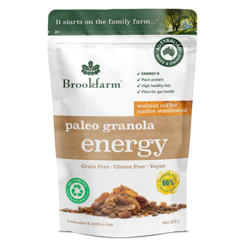Brookfarm Paleo Granola Energy - Walnut Coffee Wattleseed