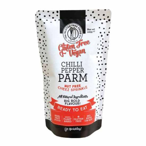 The Gluten Free Food Co Parm Cheez Sprinkle Chilli Pepper - Clearance