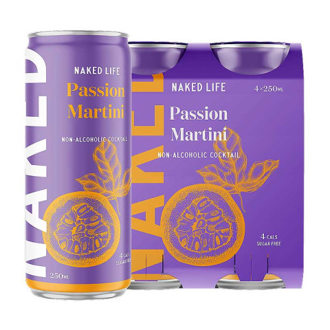 Naked Life Passion Martini No Alcohol Cocktail