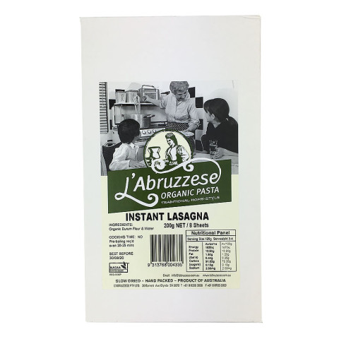 L'Abruzzese Pasta - Instant Lasagna Sheets