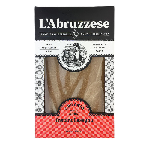 L'Abruzzese Pasta - Instant Lasagna Sheets Spelt