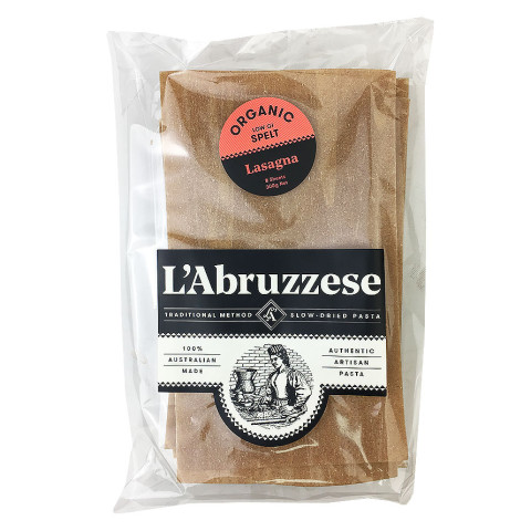 L'Abruzzese Pasta - Lasagna Spelt Sheets
