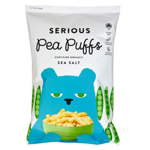 Serious Pea Puffs Sea Salt Organic