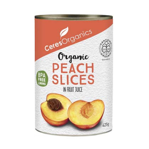 Ceres Organics Peaches Sliced in Can