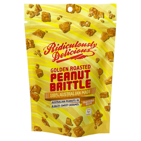 Ridiculously Delicious Peanut Brittle