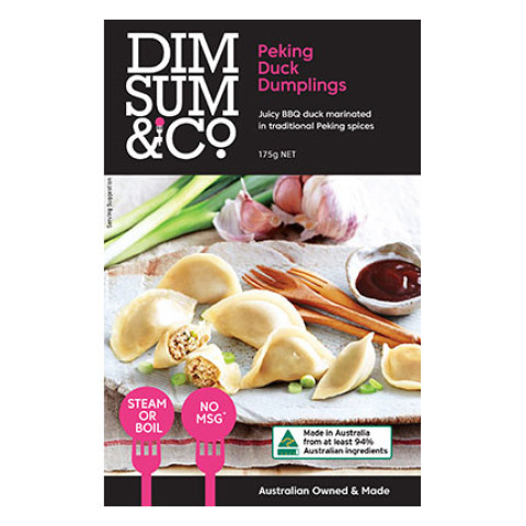Dim Sum and Co Peking Duck Dumplings