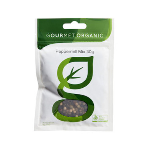 Gourmet Organic Herbs Peppermill Mill