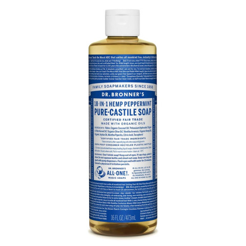 Dr Bronner's Pure Castile Liquid Soap Peppermin