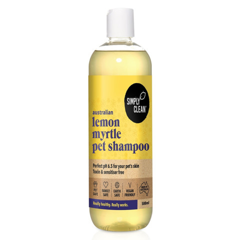 Simply Clean Pet Shampoo Lemon Myrtle