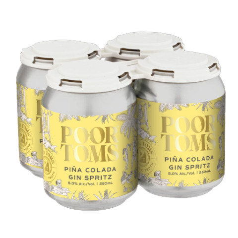 Poor Toms Pina Colada Gin Cans