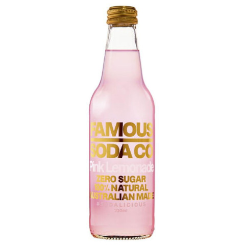 Famous Soda Co Pink Lemonade