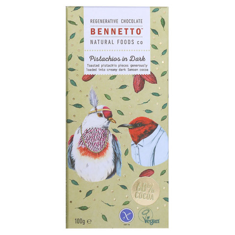 Bennetto Pistachios in Dark Chocolate